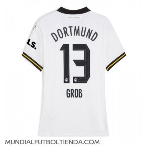 Camiseta Borussia Dortmund Pascal Gross #13 Tercera Equipación Replica 2024-25 para mujer mangas cortas